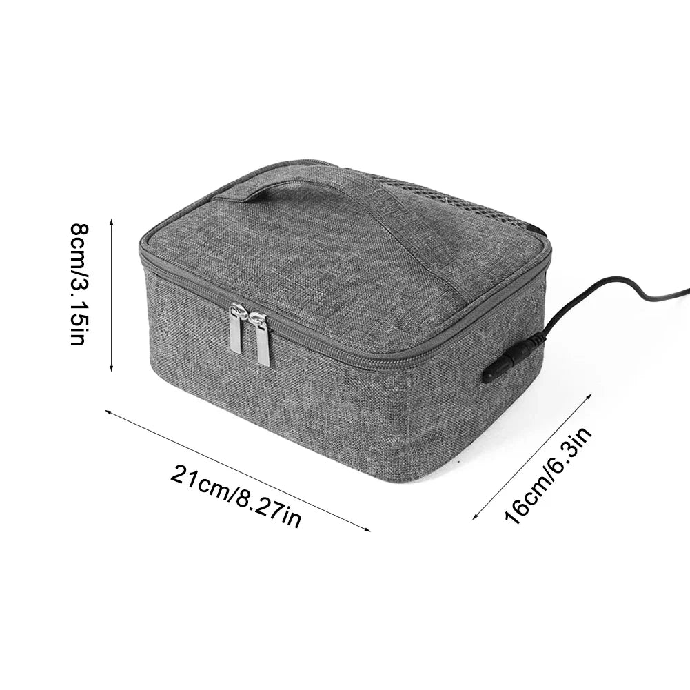 Bolsa de almoço isolada elétrica térmica USB bolsa de almoço portátil aquecedor de alimentos caixa de viagem caminhada acampamento ao ar livre bolsa de almoço nova